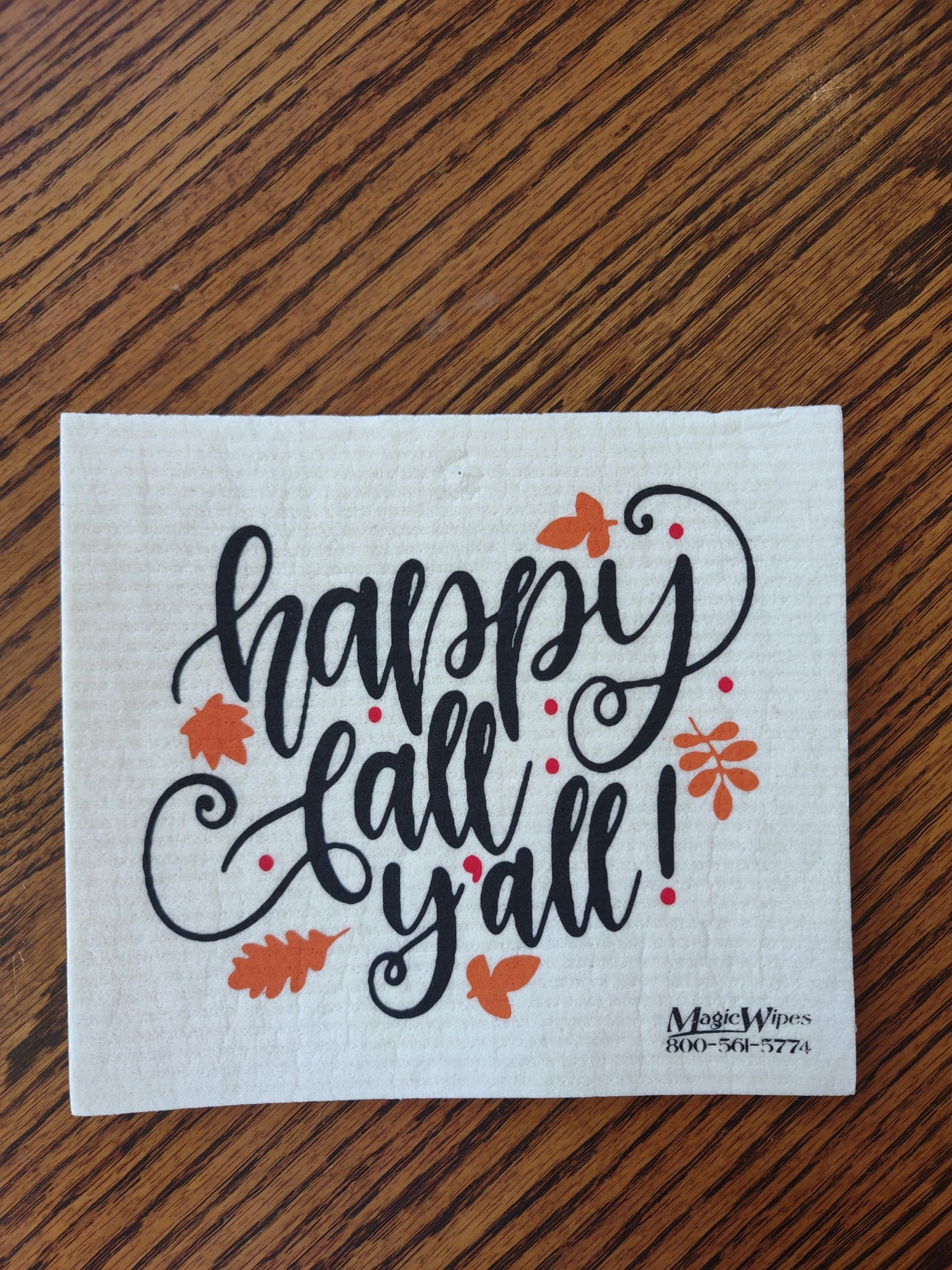 Happy Fall Y'all Magic Wipe