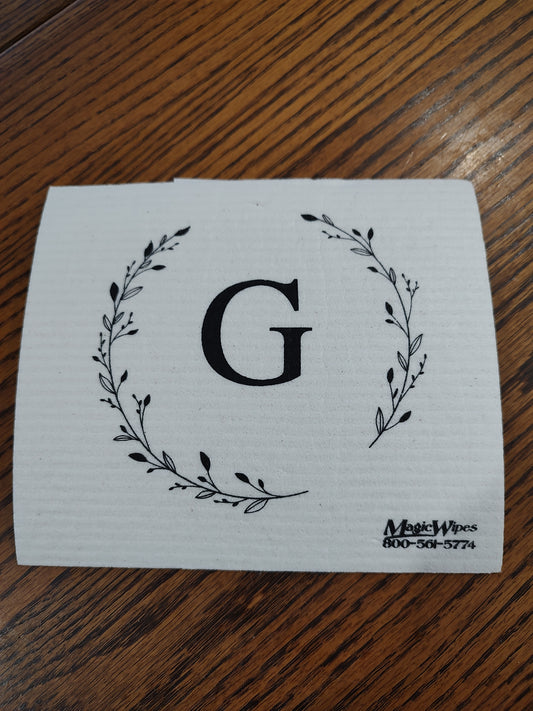 Letter G Initial Magic Wipe