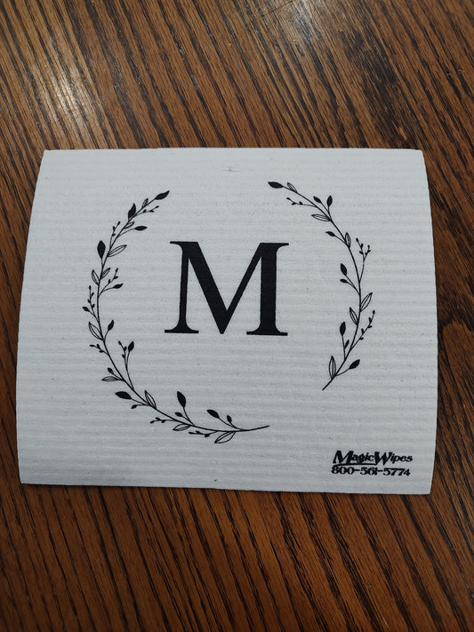 Letter M Initial Magic Wipe