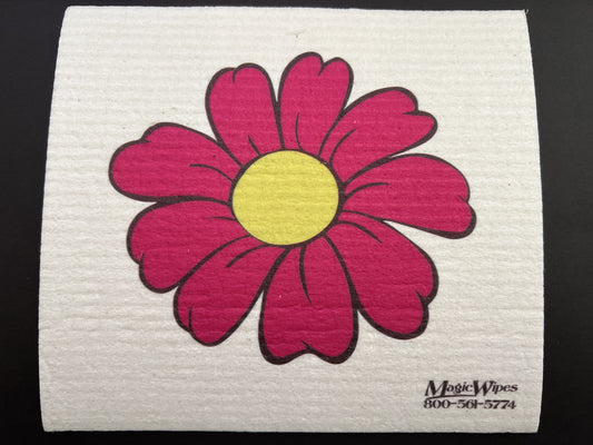 Pink & Yellow Flower Magic Wipe