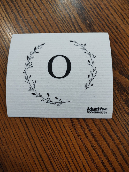 Letter O Initial Magic Wipe