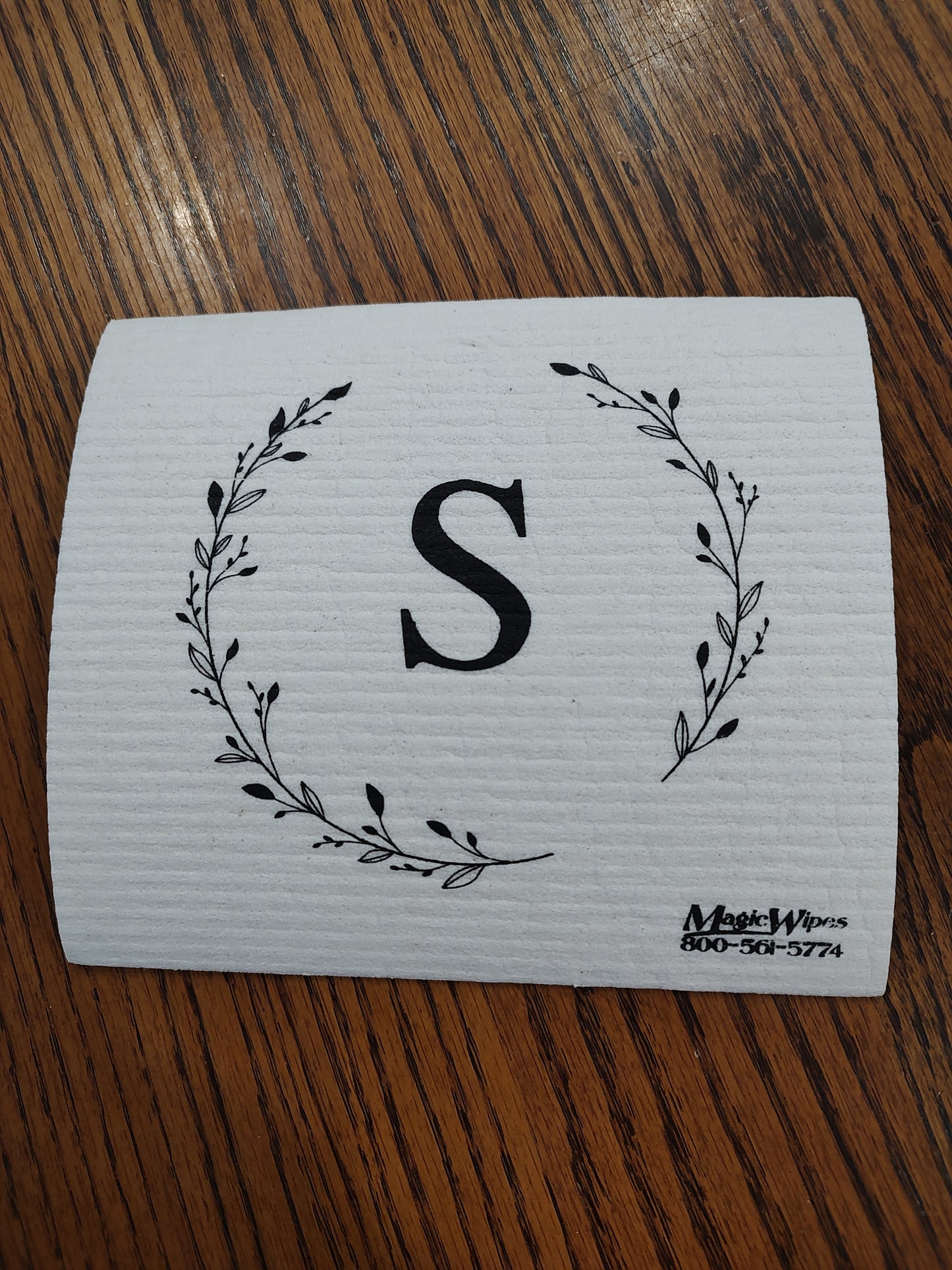 Letter S Initial Magic Wipe